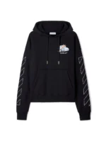 Black Fresco Arrow Hoodie
