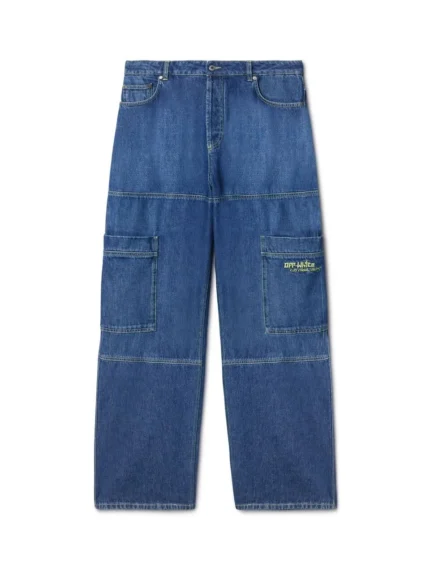 Blaue Cargo jeans