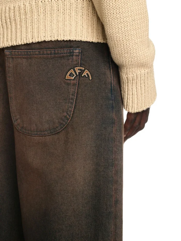 Braune Geradegeschnittene Jeans - 1