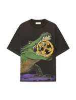 Crocodile T-Shirt – Schwarz