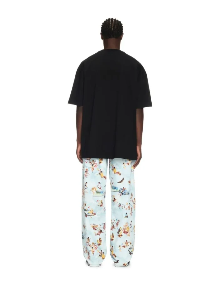 Fresco Star Over T-Shirt Schwarz