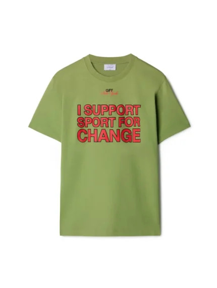 Off White C.O. AC Milan Support T Shirt