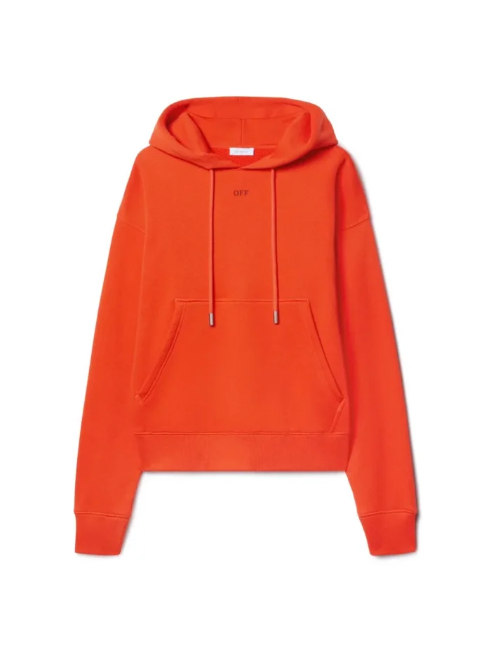 Orangener Vibe Hoodie Mit Pfeil