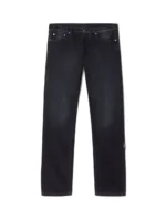 Schwarze Skinny Jeans Mit Pfeil