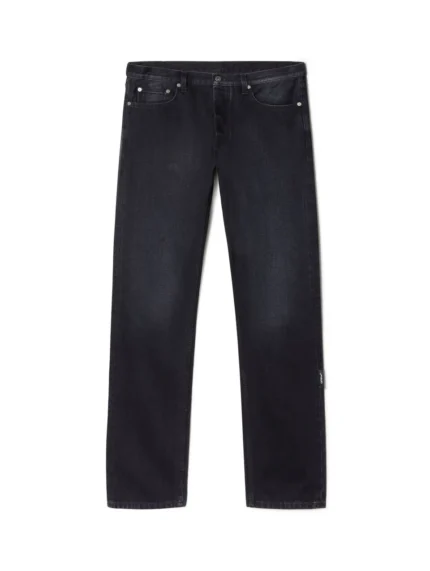 Schwarze Skinny Jeans Mit Pfeil