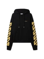 Schwarzer Hoodie Mit Pfeil