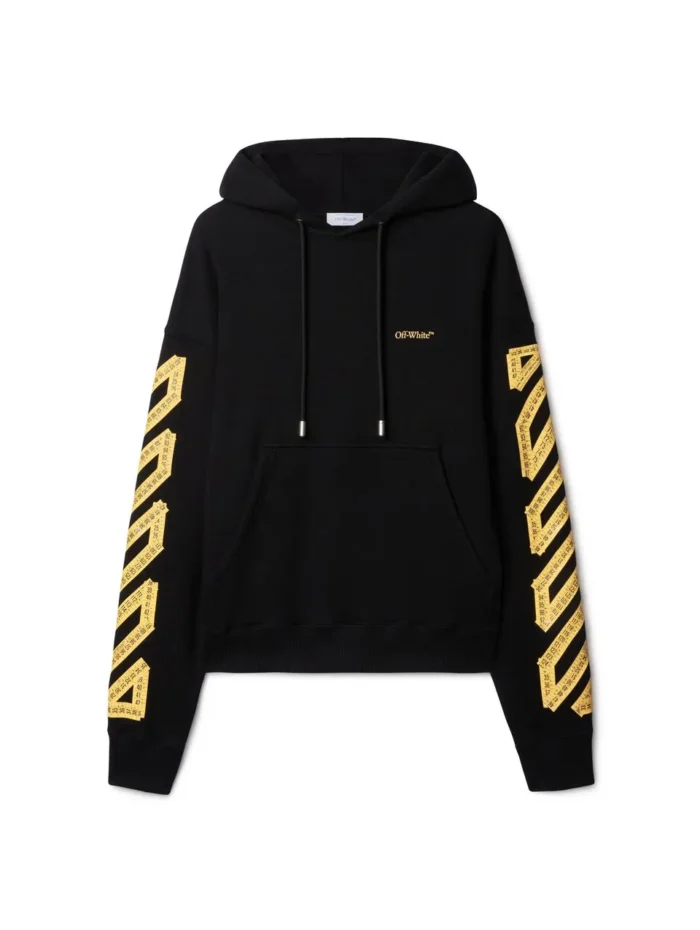 Schwarzer Hoodie Mit Pfeil