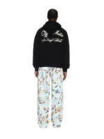 Schwarzer Script Hoodie - 1