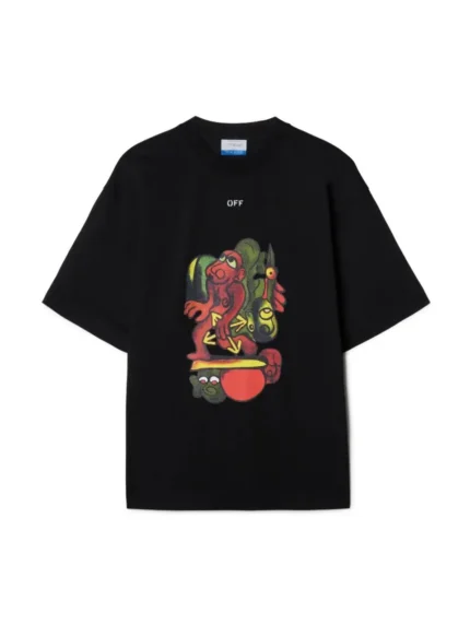 Schwarzes Nana Pfeil T-Shirt
