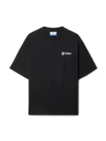 Schwarzes Script T-Shirt