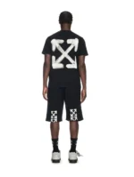 Schwarzes Spray Pfeil T-Shirt - 1