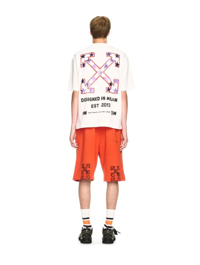 Starry Arrow T-Shirt – Weiß - 1