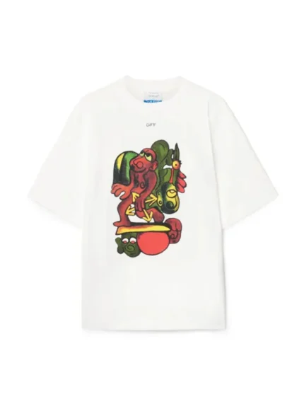 Weißes Nana Pfeil T-Shirt
