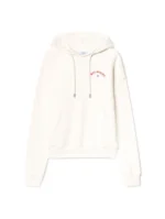 Weisser Hoodie Mit Stern Und Pfeil